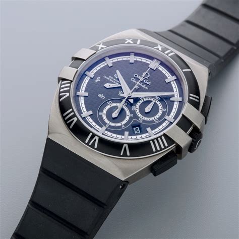 omega constellation rubber strap.